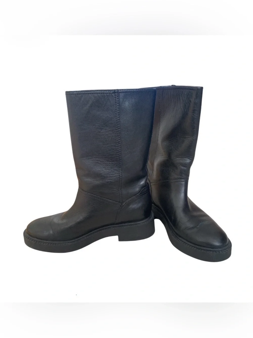Vince Kline Leather Slip-On Boot size 8 /38.5 used once